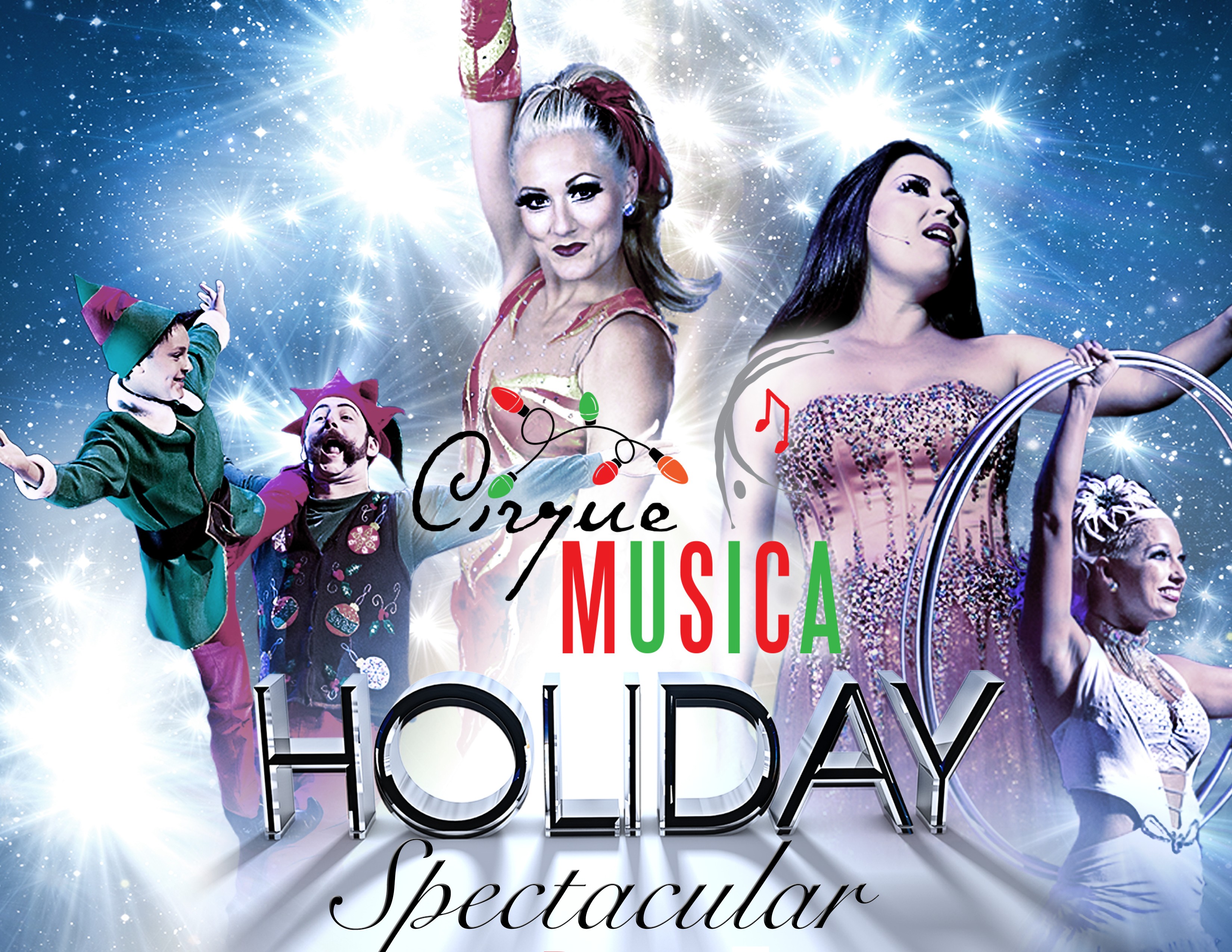 Cirque Musica Holiday Spectacular WRAL Visit and Rehearsal VIDEO